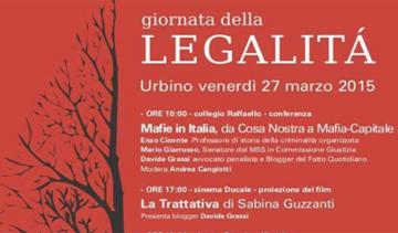 Urbino contro le Mafie